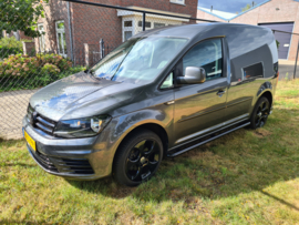 RVS sidebars zwart gepoeder coat VW Caddy Maxi