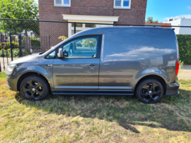 RVS sidebars zwart gepoeder coat VW Caddy Maxi