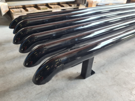 RVS sidebars zwart gepoeder coat VW Caddy Maxi
