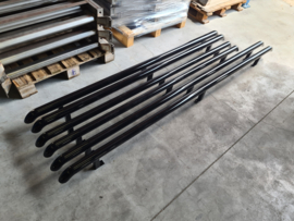 RVS sidebars zwart gepoeder coat VW Caddy Maxi