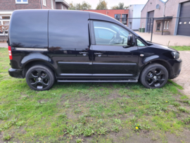 RVS sidebars zwart gepoeder coat VW Caddy
