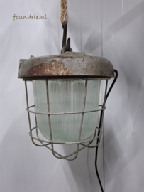 Industriële Fabriekslamp Bully – Vintage Kooilamp