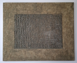 Abstract Schilderij  Brown boy 1.20 x 1.00 cm
