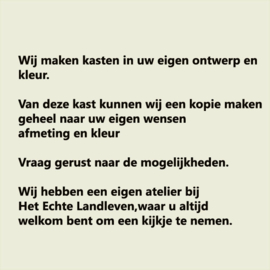Speelse Vitrinekast