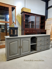 Gave vintage industriële landelijke dressoir / tv-meubel