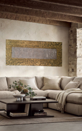 abstract Schilderij Brown Sugar /1.50 x 70 cm