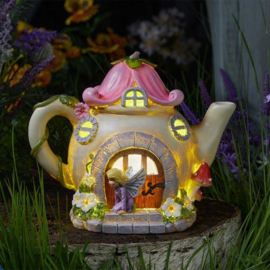 Solar Huisje - Fairy Flowerpot - 24 cm