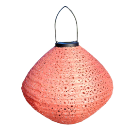 Solar Lampion - Marrakesh Koraal - 29x25 cm