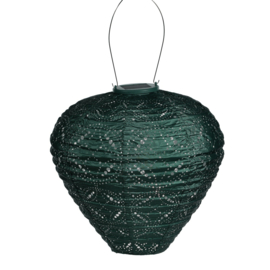 Solar Lampion - Mandela Green - 30 cm