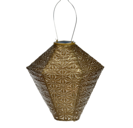 Solar Lampion - Sashiko Gold - 28 cm