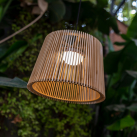 USB Hanglamp Buiten Bamboe - Okinawa - 900 Lumen