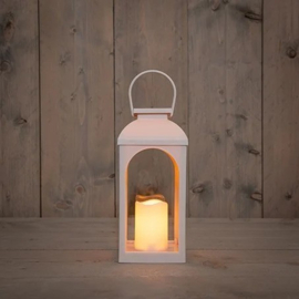 Solar Lantaarn Zand - Met Kaars - 27 cm