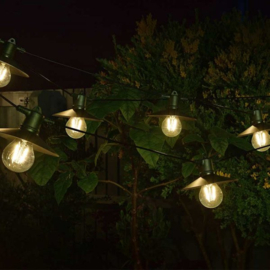 Vivo Fisherman - Guirlande lumineuse toute l'année - 8 lampes solaires suspendues