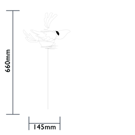 Solarvögel – Gartenstecker – 3er-Set