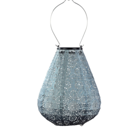 Solar Lampion Tulip - Fiore Grey Blue - 20 cm