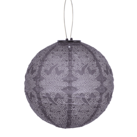 Solar Lampion Round - Marrakesh Mauve Purple - 30 cm