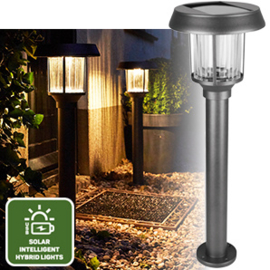 Solar-Gartenstecker Oklahoma – 150 Lumen – Wiederaufladbar über USB