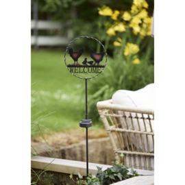 Solar Tuinsteker Welcome - 75 cm