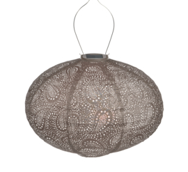 Solar Lampion - Paisley Taupe - 40 cm