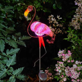 Solar Flamingo - Tuinsteker - 90 cm