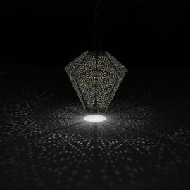 Solar Lampion - Sashiko Gold - 28 cm