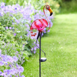 Solar Flamingo - Gartenstecker - 90 cm