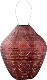 Solar Lampion Jar - Mandela Copper - 30 cm
