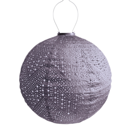 Solar Lampion Round - Verso Mauve Purple - 40 cm