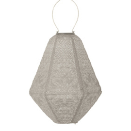 Solar Lampion Can - Marrakesh Light Taupe - 30 cm