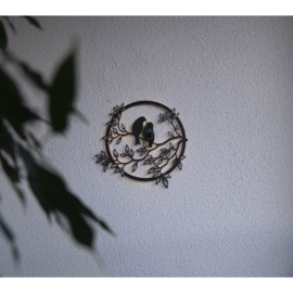 Solar LoveBirds - Wandlamp – 40 cm