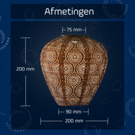 Solar Lampion Balloon - Occult Copper - 20 cm