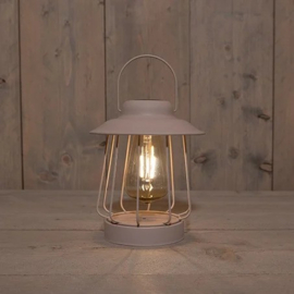 Solar Tafellamp/Hanglamp Zand - Metaal 19 cm