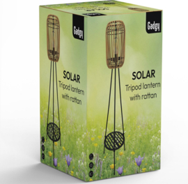 Solar Tripod Rotan - 103 cm