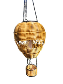Solar Luchtballon Rotan – Vlamverlichting – 48 cm