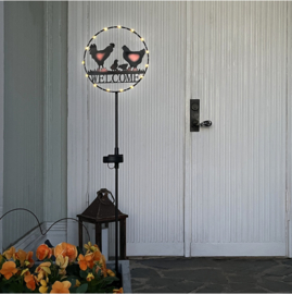 Solar Tuinsteker Welcome - 75 cm