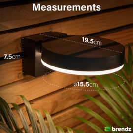 Solar Wandlamp Malabo met Bewegingssensor – 600 Lumen
