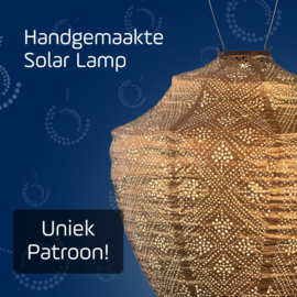 Solar Lampion Crown - Topaze Gold - 40 cm
