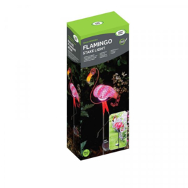 Solar Flamingo - Gartenstecker - 90 cm