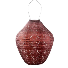 Solar Lampion Jar - Mandela Copper - 30 cm