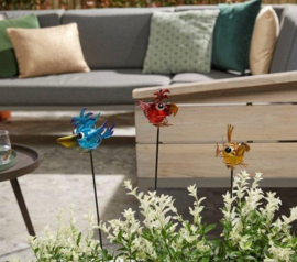 Solarvögel – Gartenstecker – 3er-Set