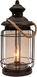 Solar Lantaarn Vintage - Met Vlameffect - 35 cm
