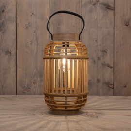 Solar Lantaarn Bamboe – 32,5 cm