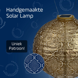Solar Lampion Round - Bazaar Gold - 30 cm