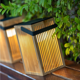 Solar Tafellamp Bamboe - Okinawa - 900 Lumen