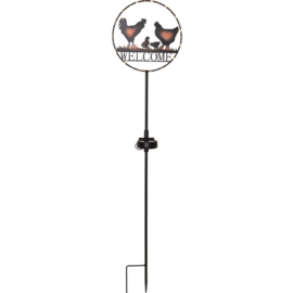 Solar Tuinsteker Welcome - 75 cm