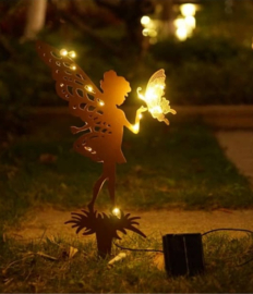 Solar Tuinsteker - Fairy with Butterfly - 50 cm