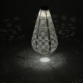 Solar Lampion Drop - Spectare Silver - 28 cm