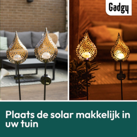 Solar Tuinstekers Drop - Set van 2 - 90 cm