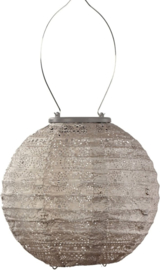 Solar Lampion Round - Spectare Light Taupe - 20 cm
