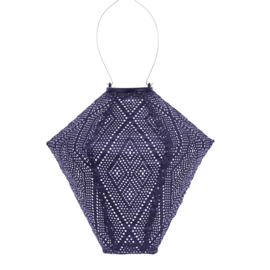 Solar Lampion Diamond - Ikat Future Dusk - 28 cm